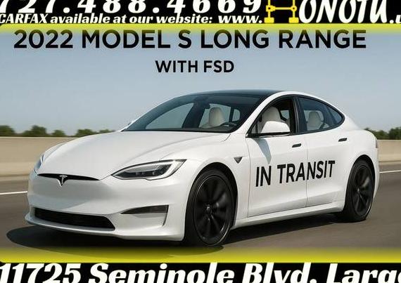 TESLA MODEL S 2022 5YJSA1E53NF471083 image
